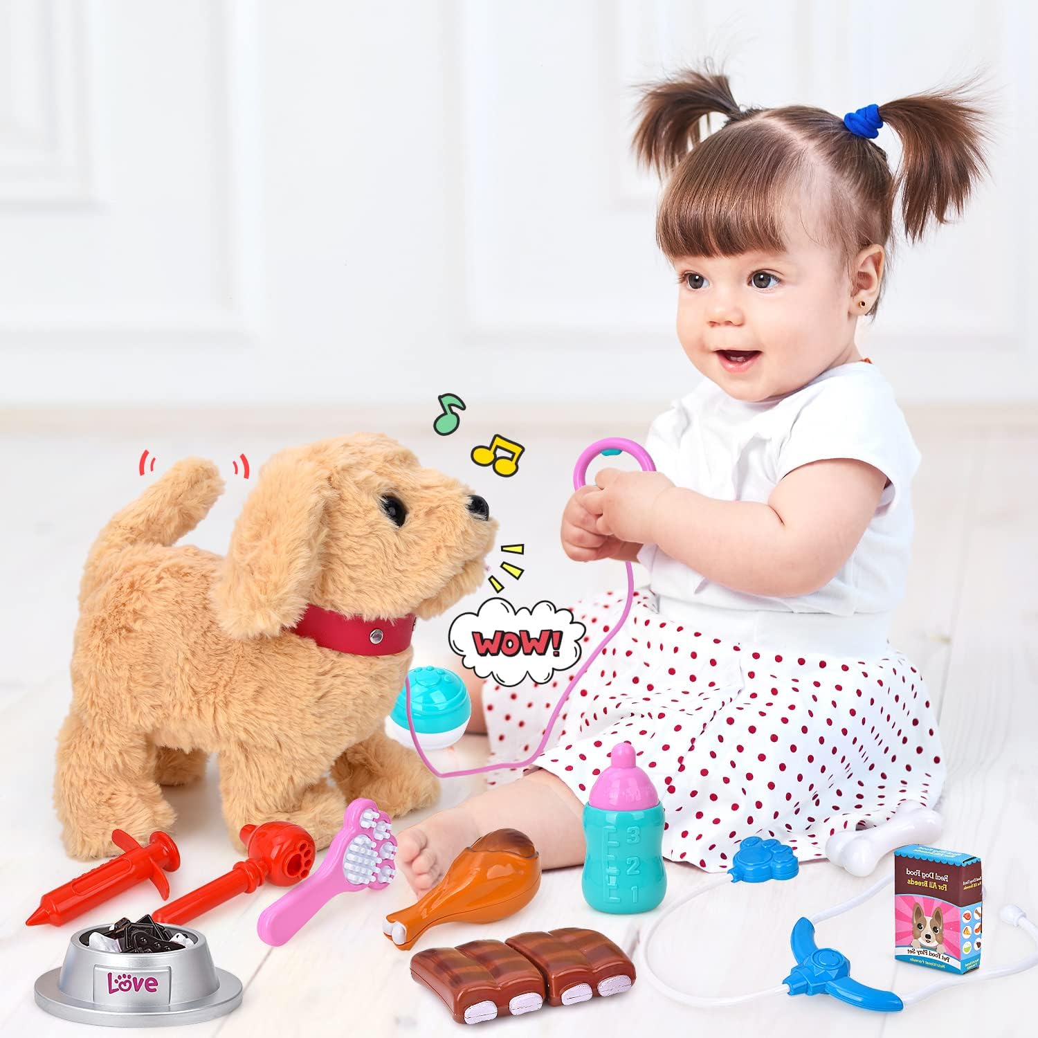 🐶 Electronic Interactive Plush Puppy Toy 🐶