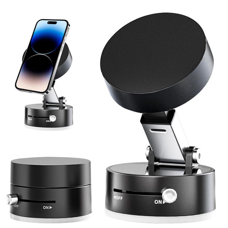 magnetic Phone Holder 360° Vacuum Magnetic Phone Stand