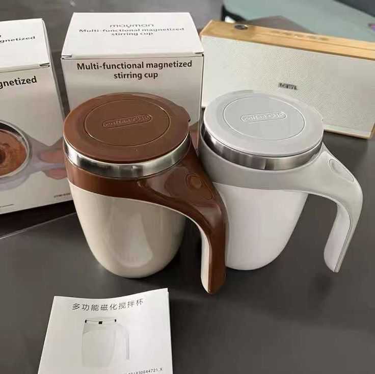 Automatic Magnetic Self-Stirring Coffee Mug – USB Rechargeable Smart Mixing Cup for Coffee, Tea & Hot Drinks