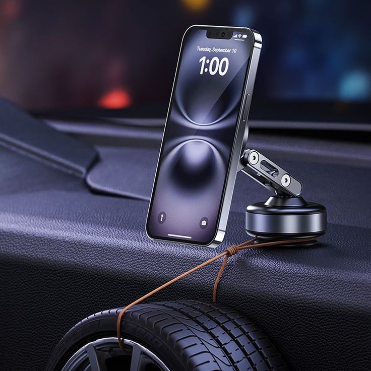 magnetic Phone Holder 360° Vacuum Magnetic Phone Stand